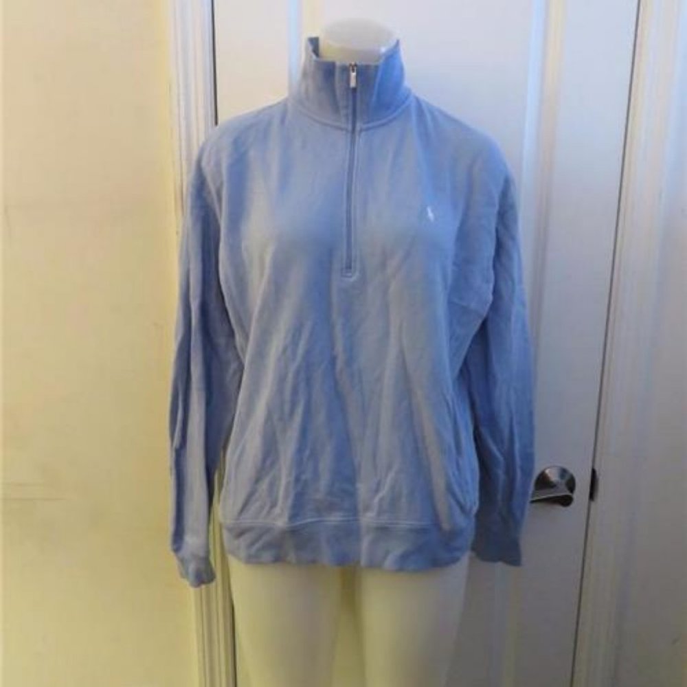 RALPH LAUREN GOLF LT BLUE  SWEATSHIRT L